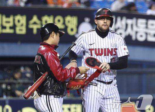 LG  트윈스 외국인 타자오스틴 딘. 2025.10.27/뉴스1 ⓒ News1 김성진 기자