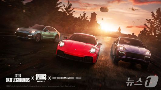 배틀그라운드 포르쉐와의 컬래버레이션 콘텐츠 (크래프톤 제공)/뉴스1
