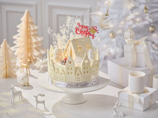 '2025 뤼미에르 블랑슈' 케이크.(워커힐 호텔앤리조트 제공).