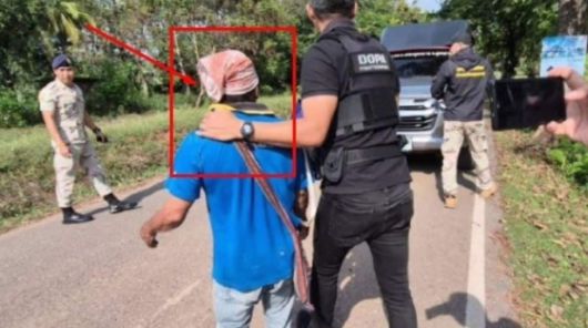 집단 성폭행 혐의로 체포된 태국 남성 '띠아'(50). 출처=타이거뉴스