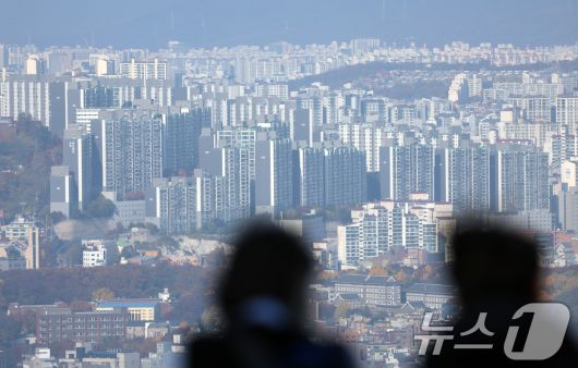 서울의 아파트 단진 모습. (자료사진)/뉴스1 ⓒ News1 김명섭 기자