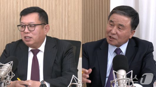 뉴스1TV '이슈 라이브' 12.3 계엄 1년 특집방송에 출연한 전인범 전 육군 특수전사령관(좌)과 정항래 전 육군 군수사령관(우). 2025.12.3./뉴스1