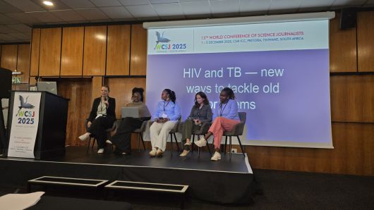 4일(현지시각) 남아공 프리토리아에서 열린 '제13회 세계과학기자대회' 중 결핵·에이즈 보도 워크숍./한국과학기자협회 공동취재단