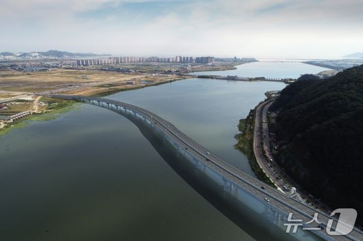 BJFEZ 북측진입도로 조감도 (경자청 제공. 재판매 및 DB금지)