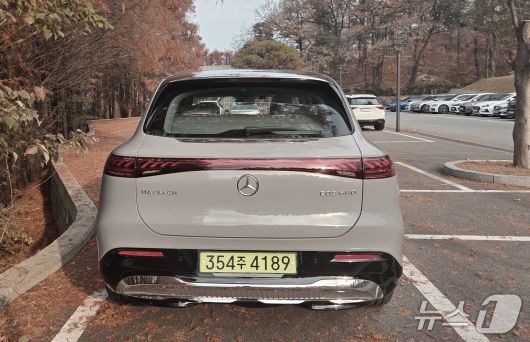 마이바흐 EQS 680 SUV 뒷모습. ⓒ News1 박기범 기자