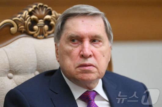 유리 우샤코프 러시아 크렘린궁 외교정책보좌관. 2024.06.20 ⓒ AFP=뉴스1 ⓒ News1 우동명 기자
