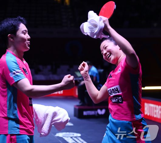 한국 탁구 혼합복식 임종훈-신유빈 듀오 . 2025.5.22/뉴스1 ⓒ News1 사진공동취재단