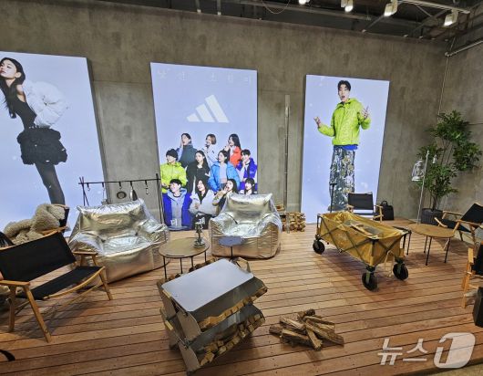 ABC마트 팝업스토어 내부 모습.ⓒ 뉴스1/김진희 기자.