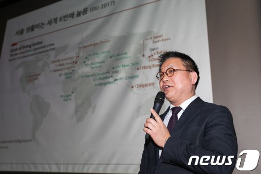 황종성 한국지능정보사회진흥원(NIA) 원장.  2018.1.31/뉴스1 ⓒ News1 유승관 기자