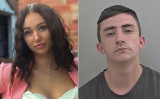 피해자인 영국 국적의 여성 사만다 클라크와 피의자 델가도 레온. 출처=더선