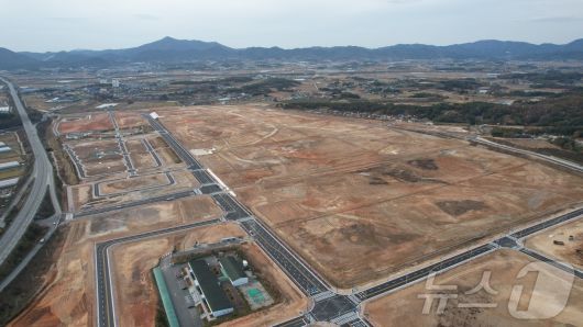 전남 함평 빛그린국가산단 내 금호타이어 함평공장 부지.(금호타이어 제공, 재배포 및 DB 금지)