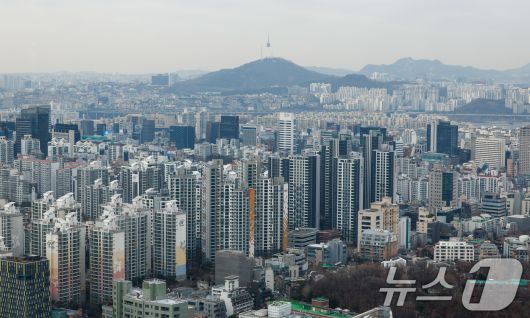 서울 강남구 트레이드타워에서 바라본 도심 아파트 단지. 2026.1.6/뉴스1 ⓒ News1 안은나 기자