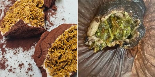 소셜미디어에 올라온 '두쫀쿠' 불만 후기 올라온 제품들. 출처=에펨코리아