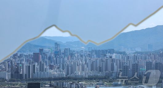 사진은 이날 서울 중구 남산에서 바라본 시내 아파트 단지. 2025.9.5/뉴스1 ⓒ News1 김도우 기자