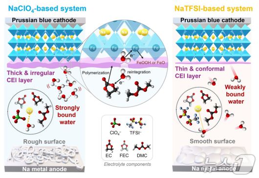 포스텍 배터리공학과 화학공학과 조창신 교수팀과 독일 올리히연구소 연구팀이 연구한 성과 이미지. (포스텍 제공, 재판매 및 DB금지) 2026.114/뉴스1