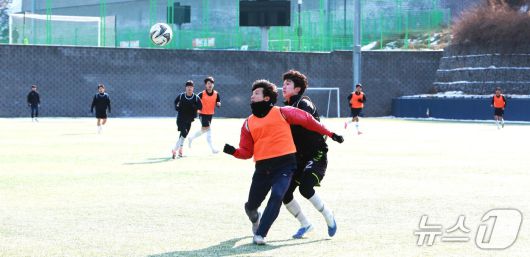 선수 선발 공개 테스트 현장. /2026.1.14/뉴스1  손도언 기자