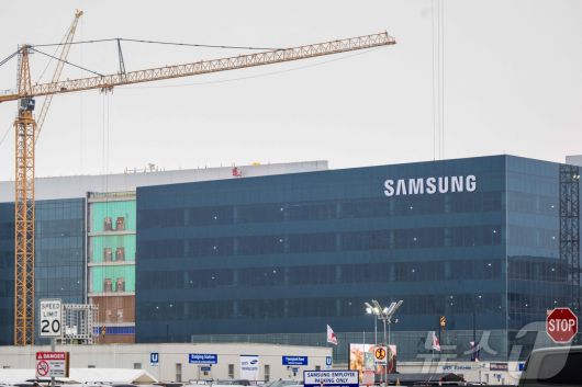 미국 텍사스주 테일러시의 삼성전자 오스틴 반도체 공장 건설 현장. ⓒ AFP=뉴스1 ⓒ News1 류정민 특파원