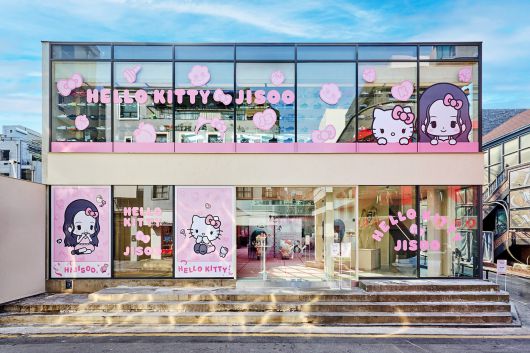 'HELLO KITTYxJISOO' 팝업스토어.(CJ온스타일 제공).