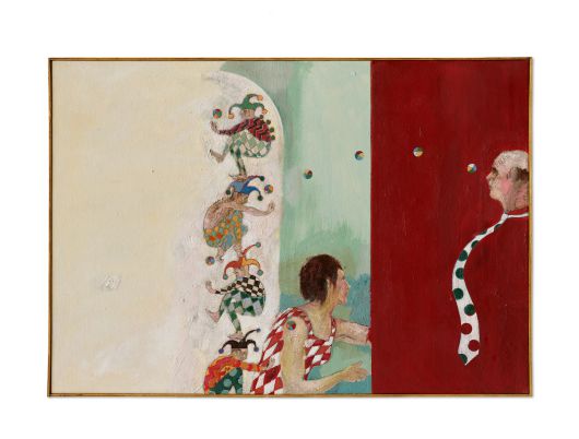 패트릭 H. 존스, Behind the Curtain Oil on canvas 101 x 71CM 2025 (두아르트 스퀘이라 서울 제)