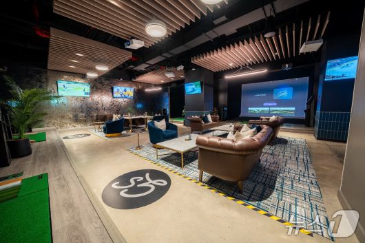 골프존소셜 3호전 뉴욕 브루클린 내부 전경 (골프존 제공)