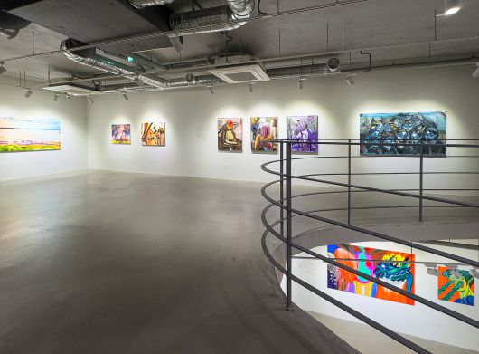 韓日 작가전 '불온유희' 전시 전경 (갤러리밈 제공)