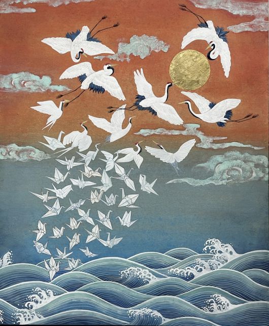 김수인, 1000, 72.7x60.6cm, 지본채색, 2025 (갤러리은 제공)