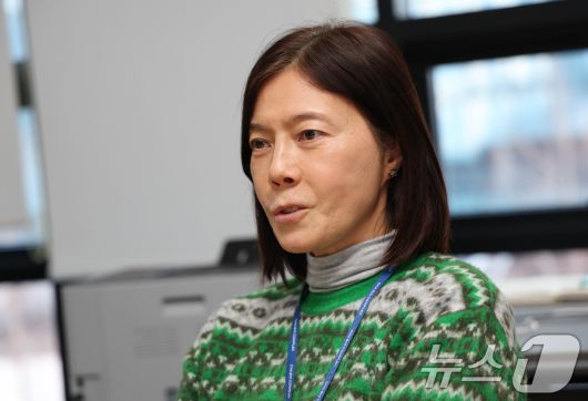 남수연 차바이오텍 R&D 총괄사장이 8일 경기 성남시 분당구 차바이오컴플렉스에서 뉴스1과 인터뷰를 진행하고 있다. 2026.1.8/뉴스1 ⓒ News1 김영운 기자