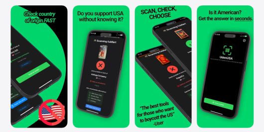 애플 앱스토어의 우덴USA 소개 이미지 (출처=애플 앱스토어)