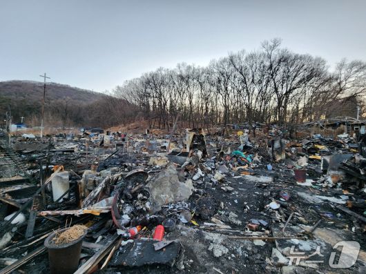 21일 서울시 강남구 개포동 구룡마을 화재 현장. 지난 16일 새벽에 난 불로 폐허가 됐다. 2026.01.23/ⓒ 뉴스1 권진영 기자