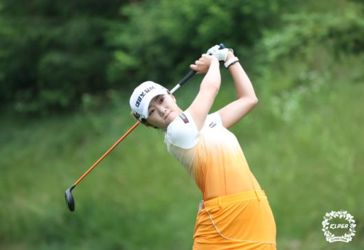 김새로미는 홀인원의 행운과 함께 가장 좋은 성적을 냈다. [사진= KLPGA]