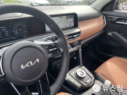 [서울=뉴스핌] 조재완 기자 = 기아 '더 뉴 셀토스' 내부. 2022.07.27 chojw@newspim.com