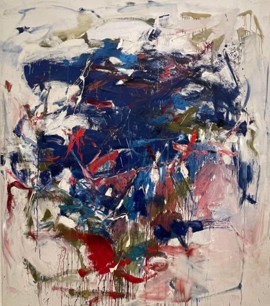 [서울 뉴스핌]이영란 기자= 파리의 루이 비통 파운데이션이 지난 2022년 10월 5일 개막해 호평 속에 열리고 있는  '모네-미첼' 2인전에 출품된 조안 미첼의 페인팅. 조안 미첼은 유진상 교수가 제스츄얼 작가 중 최고로 꼽는 작가다. 모네와 미첼을 묶은 루이 비통 재단 미술관의 기획전은 2023년 2월 23일까지 계속된다.  2022.12.25 art29@newspim.com