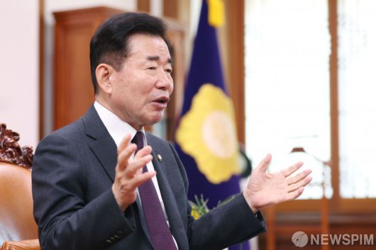 [서울=뉴스핌] 이형석 기자 = 김진표 국회의장. 2024.01.12 leehs@newspim.com