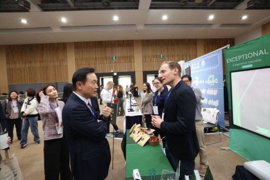 2024 대구 IB 글로벌 컨퍼런스 전시 참석. [사진=경기도교육청]