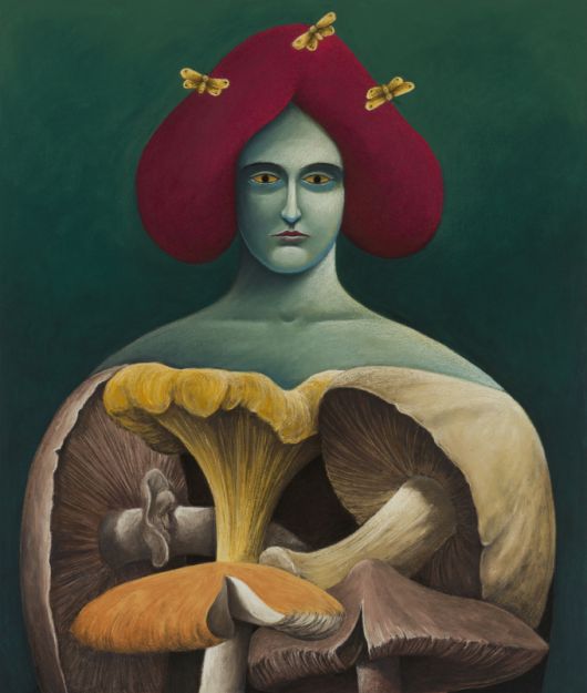 [서울=뉴스핌] 이지은 기자 = 니콜라스 파티의 '버섯이 있는 초상' [사진=Adam Reich] 2024.08.29 alice09@newspim.com