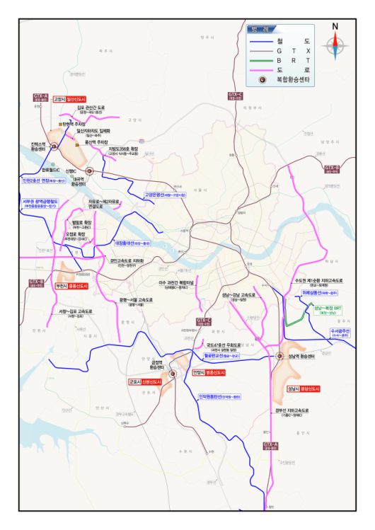 1기 신도시 광역교통 개선 방안 [자료=국토부]