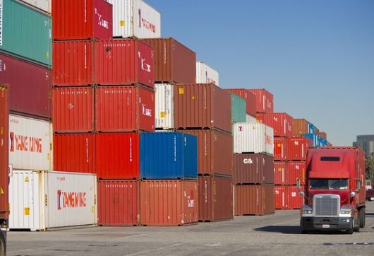수출입 컨테이너 [사진=블룸버그]