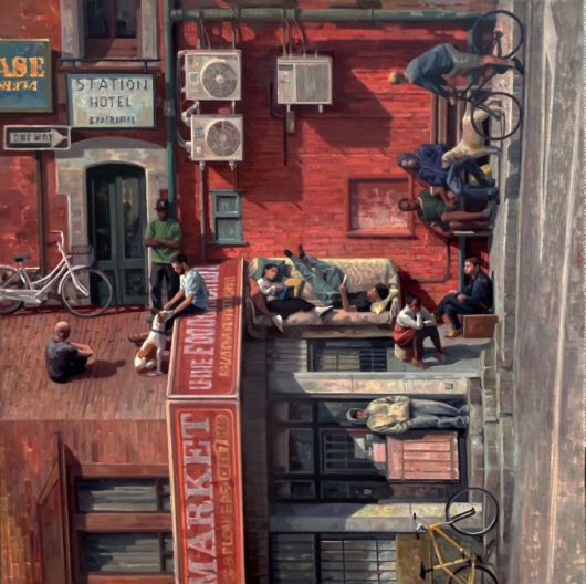 [서울=뉴스핌]이영란 미술전문기자=아트오앤오 2025에 갤러리징크가 선보인 스페인 작가 신타 비달의 회화.   . [이미지 제공=갤러리징크]2025.04.11 art29@newspim.com