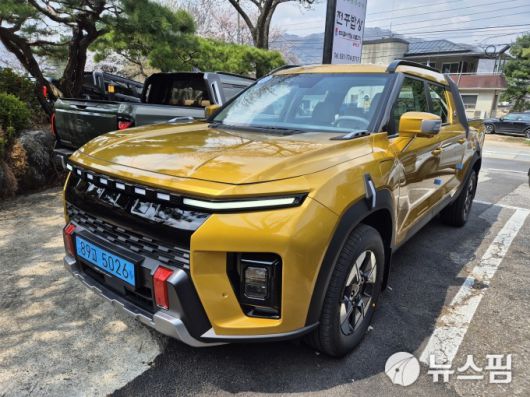 [양평=뉴스핌] 김승현 기자 = 무쏘 EV 2025.04.10 kimsh@newspim.com