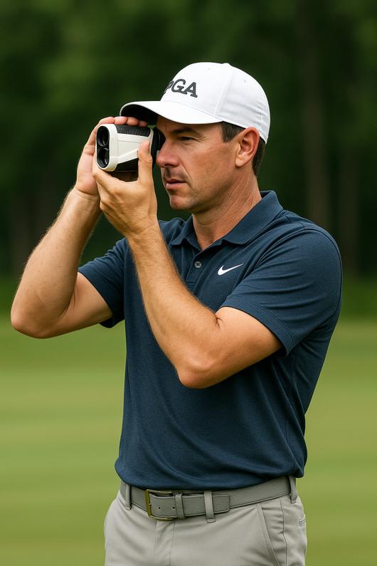 챗GPT를 이용해 구현한 거리 측정기를 사용하는 PGA 투어 선수. [사진 = 챗GPT]