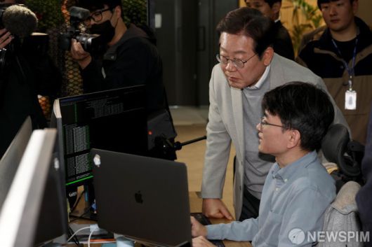 [서울=뉴스핌] 국회사진취재단 = 이재명 더불어민주당 대선 예비후보. 2025.04.14 photo@newspim.com