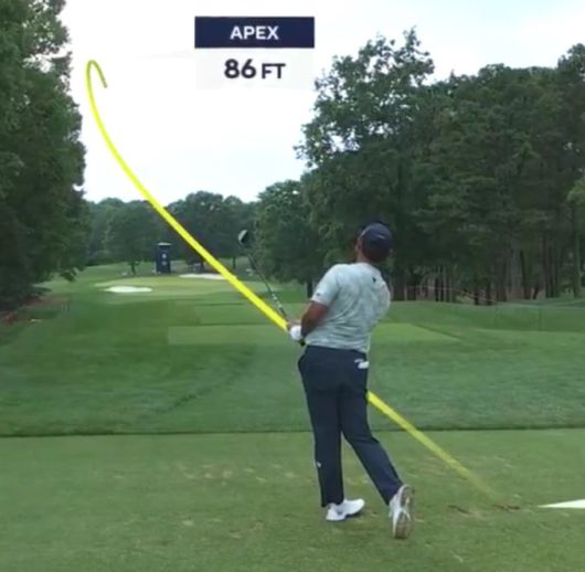 김시우가 17일 PGA 챔피언십 2라운드 16번홀에서 티샷하고 있다. [사진=PGA]