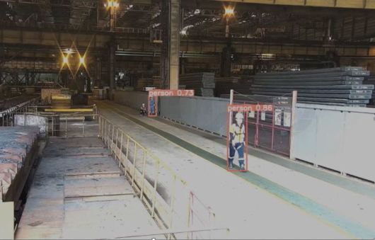 스마트 CCTV 작동 모습 [사진=포스코]