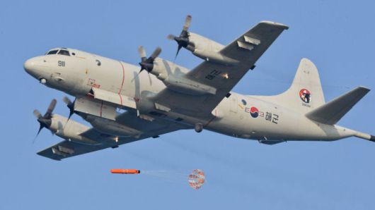 서해상에서 작전 중인 해상초계기 P‑3CK. [사진=해군제공] 2025.05.30 gomsi@newspim.com