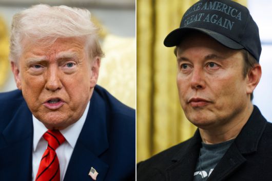 도널드 트럼프 미국 대통령과 일론 머스크 테슬라 최고경영자(CEO).[사진=블룸버그] 2025.06.06 mj72284@newspim.com