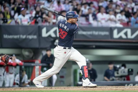 빅터 레이예스. [사진=롯데]