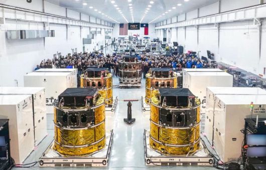 AST 스페이스모바일의 블루버드 5기 생산 모습 [사진 = 업체 홈페이지]