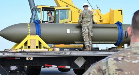 미 방산업체 보잉이 개발한 'GBU-57' 벙커버스터. 미 공군이 기존에 사용한 'BLU-109'보다 10배 더 강력한 폭발력을 갖고 있다. [사진=미 공군 페이스북]  2025.06.23 gomsi@newspim.com