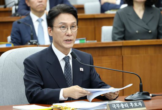 [서울=뉴스핌] 정일구 기자 = 김민석 국무총리 후보자가 24일 오전 서울 여의도 국회에서 열린 인사청문회에서 의원 질의에 답하고 있다. 2025.06.24 mironj19@newspim.com