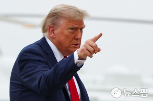 미국 도널드 트럼프 대통령. [사진=로이터 뉴스핌]